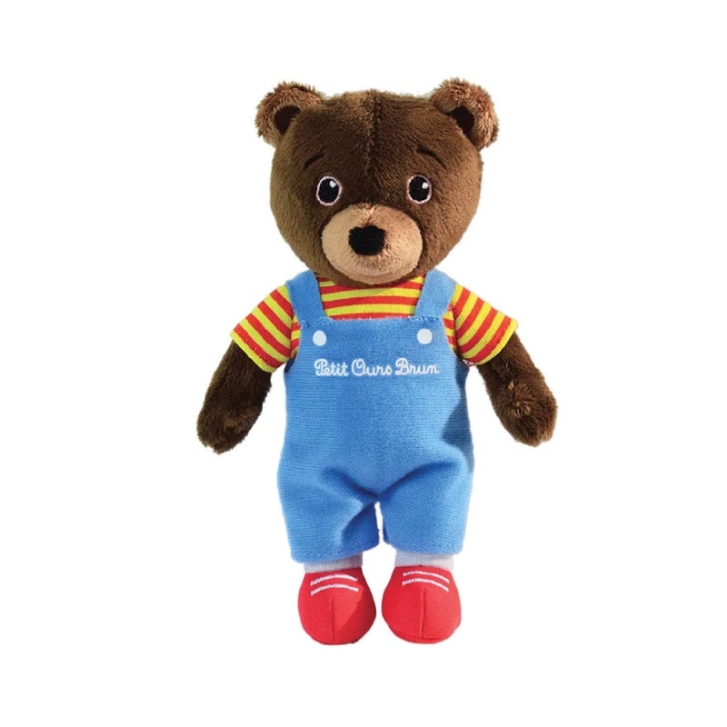  peluche petit ours brun classique 18 cm 